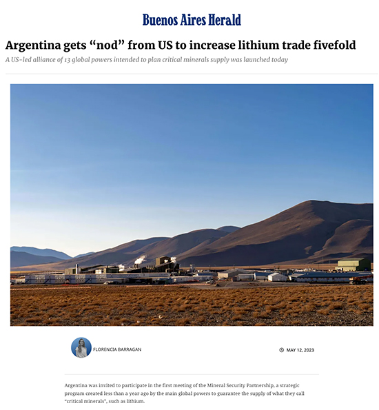 Argentina Lithium & Energy Corp. 