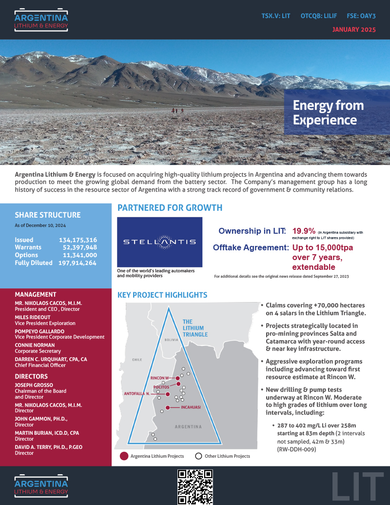 Fact Sheet - January 2025