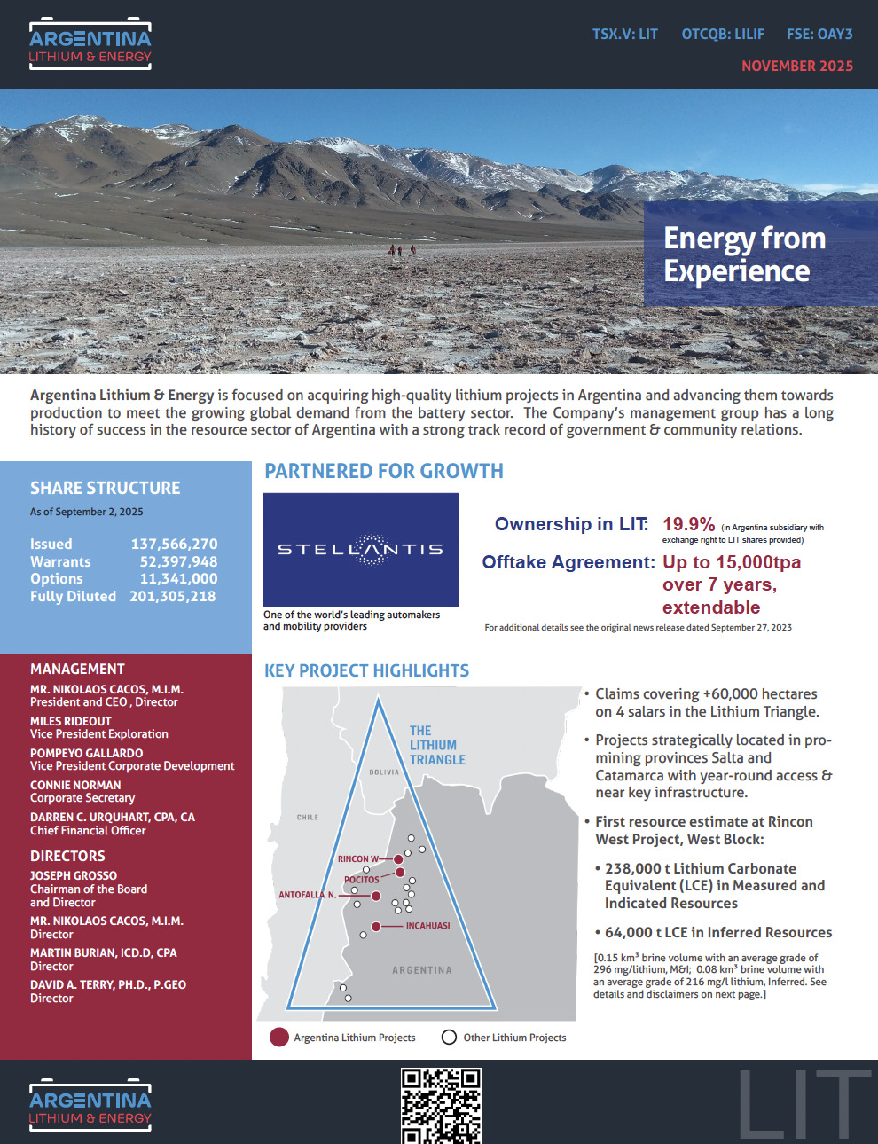 Fact Sheet - November 2025