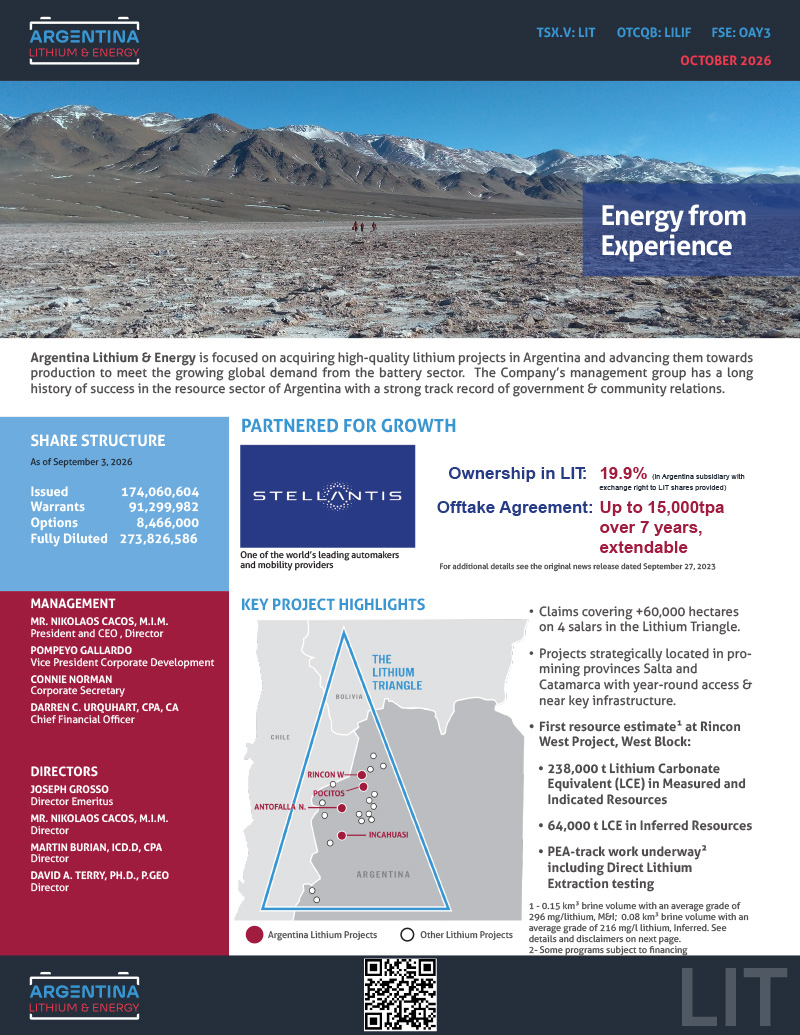 Fact Sheet - October 2026